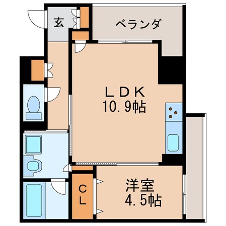 プレサンス ジェネ 新栄町駅前 葵の物件間取画像